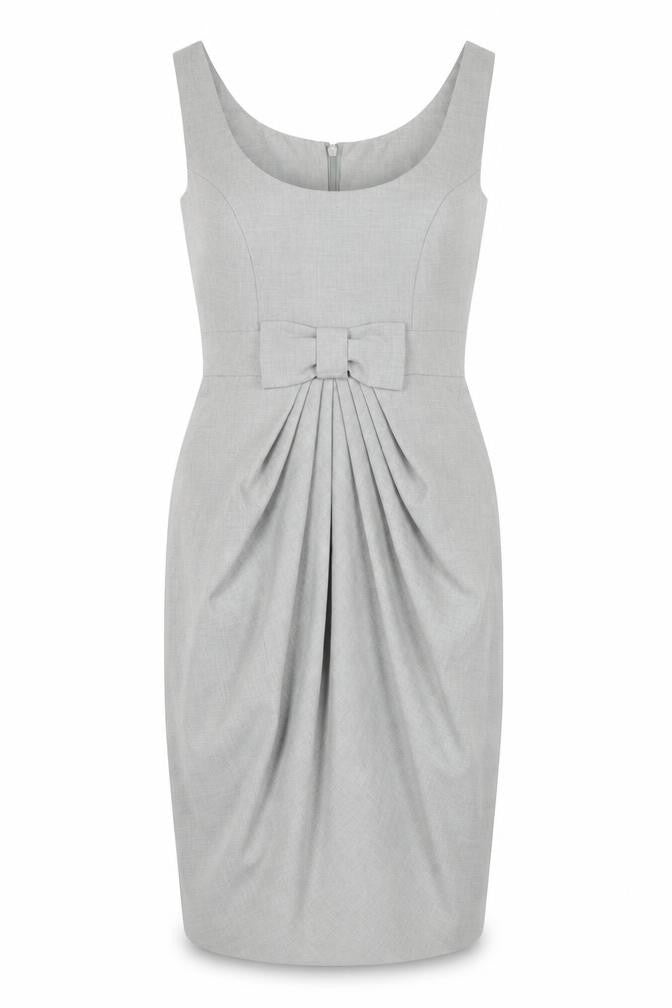 Dorothy Perkins Women's Grey Pencil Dress Size 10 Classic