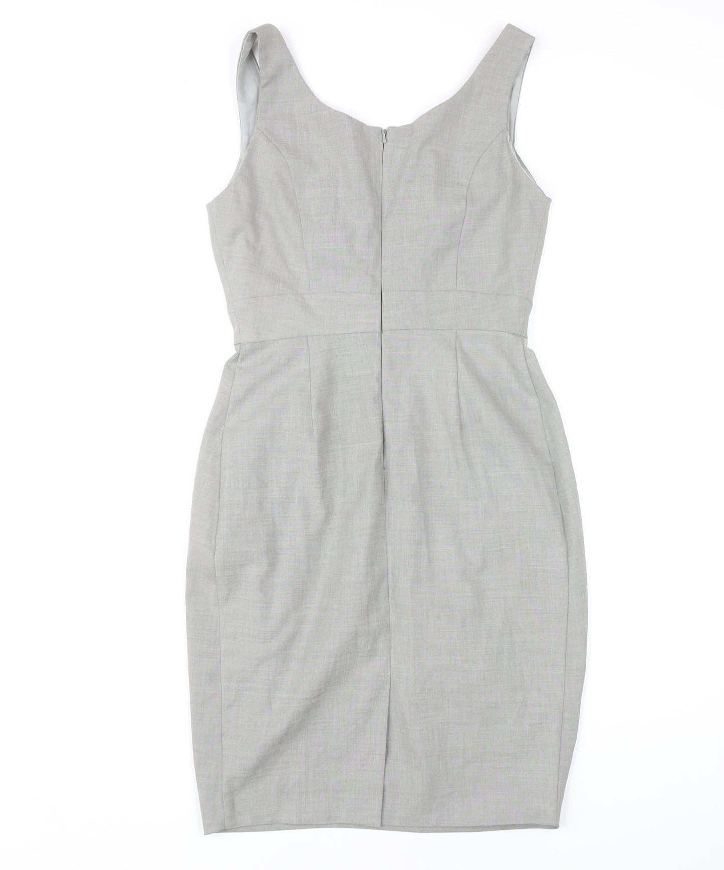Dorothy Perkins Women's Grey Pencil Dress Size 10 Classic