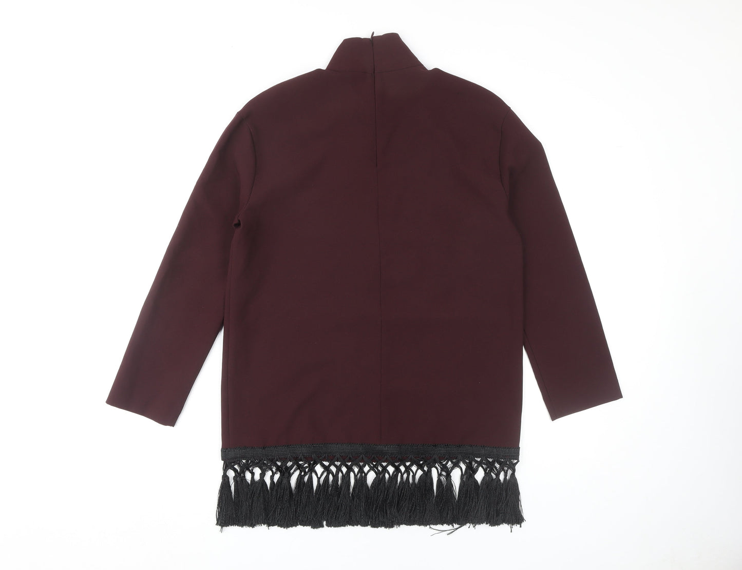Womens UK Size 12 Zara Red Basic Blouse
