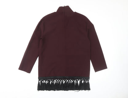 Womens UK Size 12 Zara Red Basic Blouse