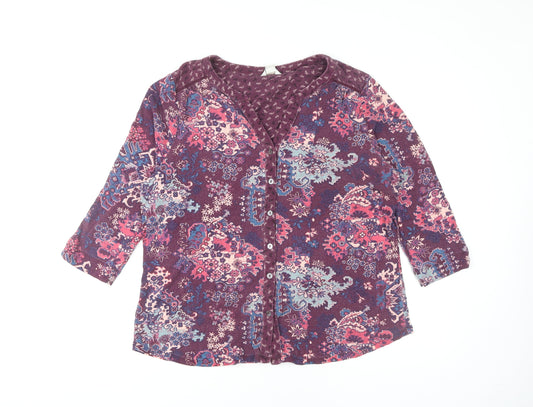 Womens UK Size 16 Monsoon Multicoloured Basic Blouse