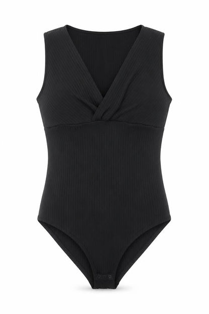 Womens UK Size L H&M One-Piece Black Bodysuit