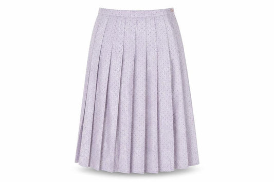 Country Casuals Women's Purple Pleated Midi Skirt Size 14