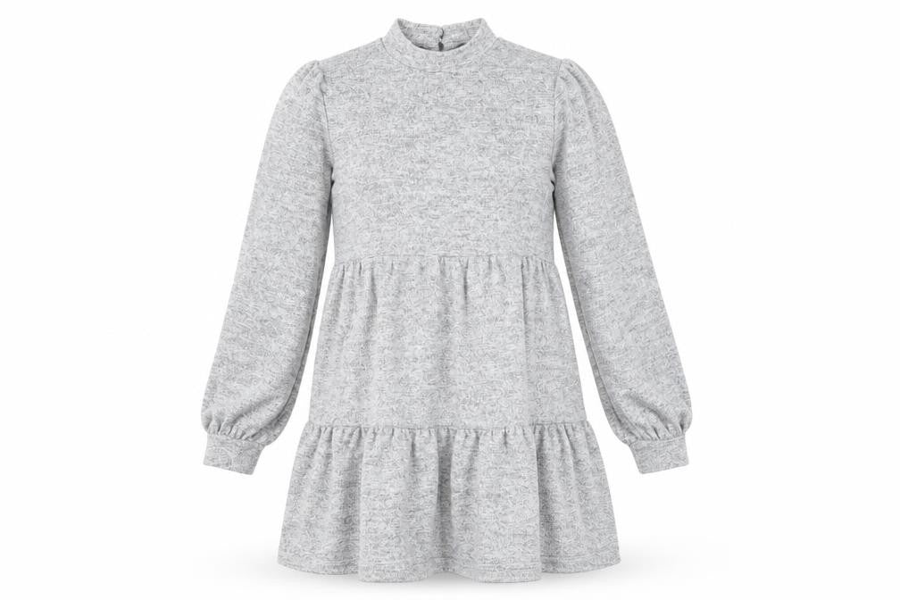 New Look Women's Grey Shift Dress - Size 8