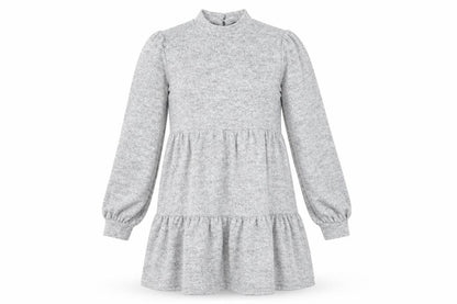 New Look Women's Grey Shift Dress - Size 8