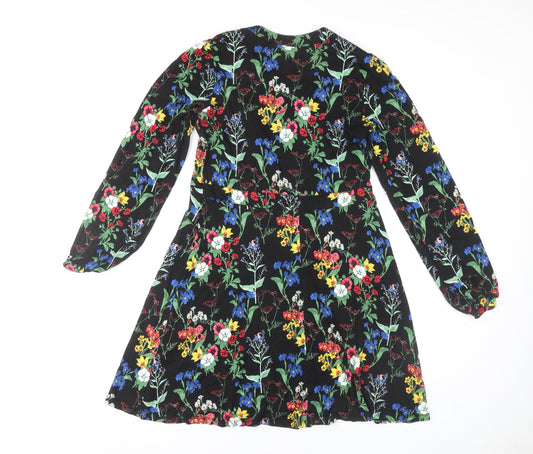 South Women's Floral A-Line Dress, Size 12, Multicoloured