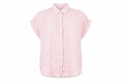 Womens UK Size 6 H&M Red Basic Button-Up