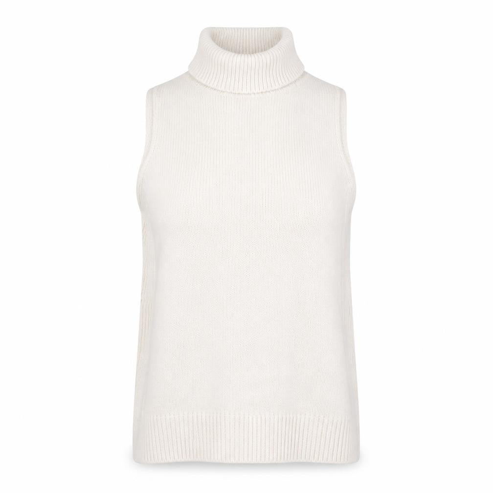 Womens UK Size 12 NEXT Beige Vest Jumper