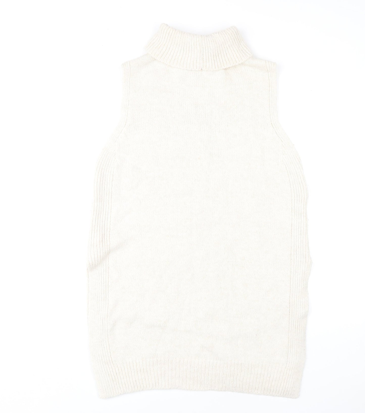 Womens UK Size 12 NEXT Beige Vest Jumper