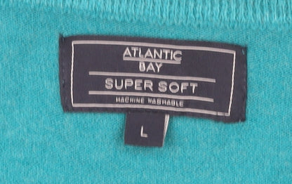 Atlantic Bay Unisex Green Wool Blend Vest L