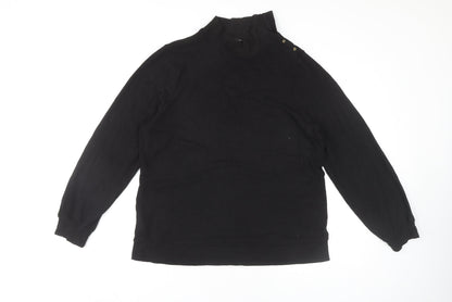 Womens UK Size L NEXT Black Pullover Jumper