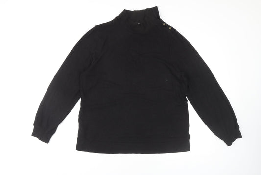 Womens UK Size L NEXT Black Pullover Jumper