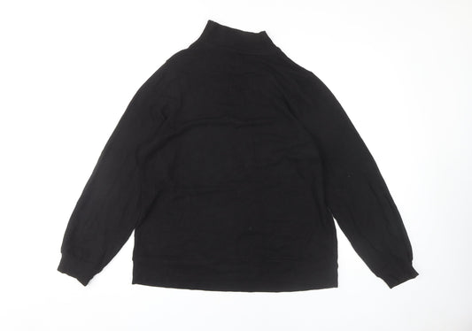 Womens UK Size L NEXT Black Pullover Jumper