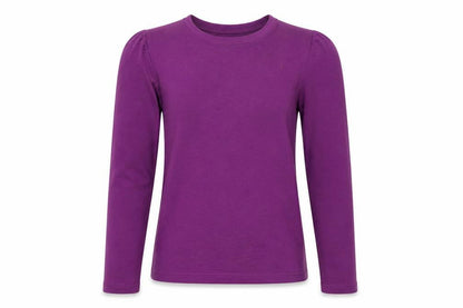 Womens UK Size 10 Pieces Purple Basic T-Shirt