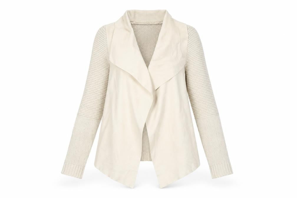 Womens UK Size M Stradivarius Ivory Cardigan Jumper