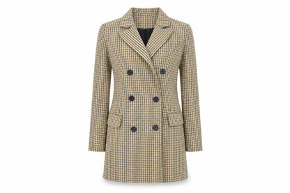 Womens UK Size XS Bershka Regular Beige Blazer