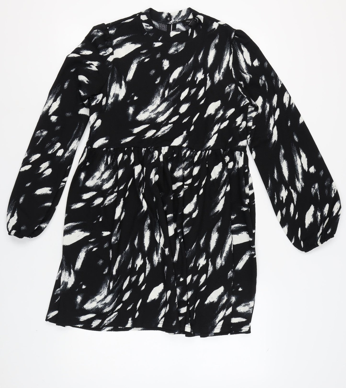 New Look Women's Black A-Line Dress Size 12