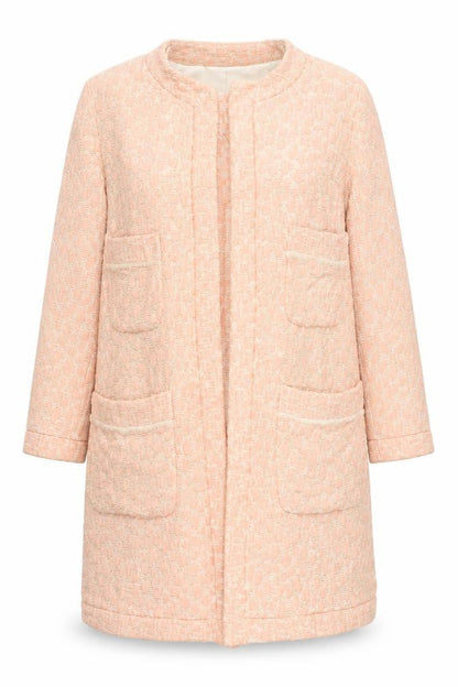 Womens UK Size 8 Zara Pink Overcoat