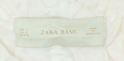 Womens UK Size 8 Zara Pink Overcoat