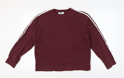 Topman Men's Red Pullover Sweatshirt Medium