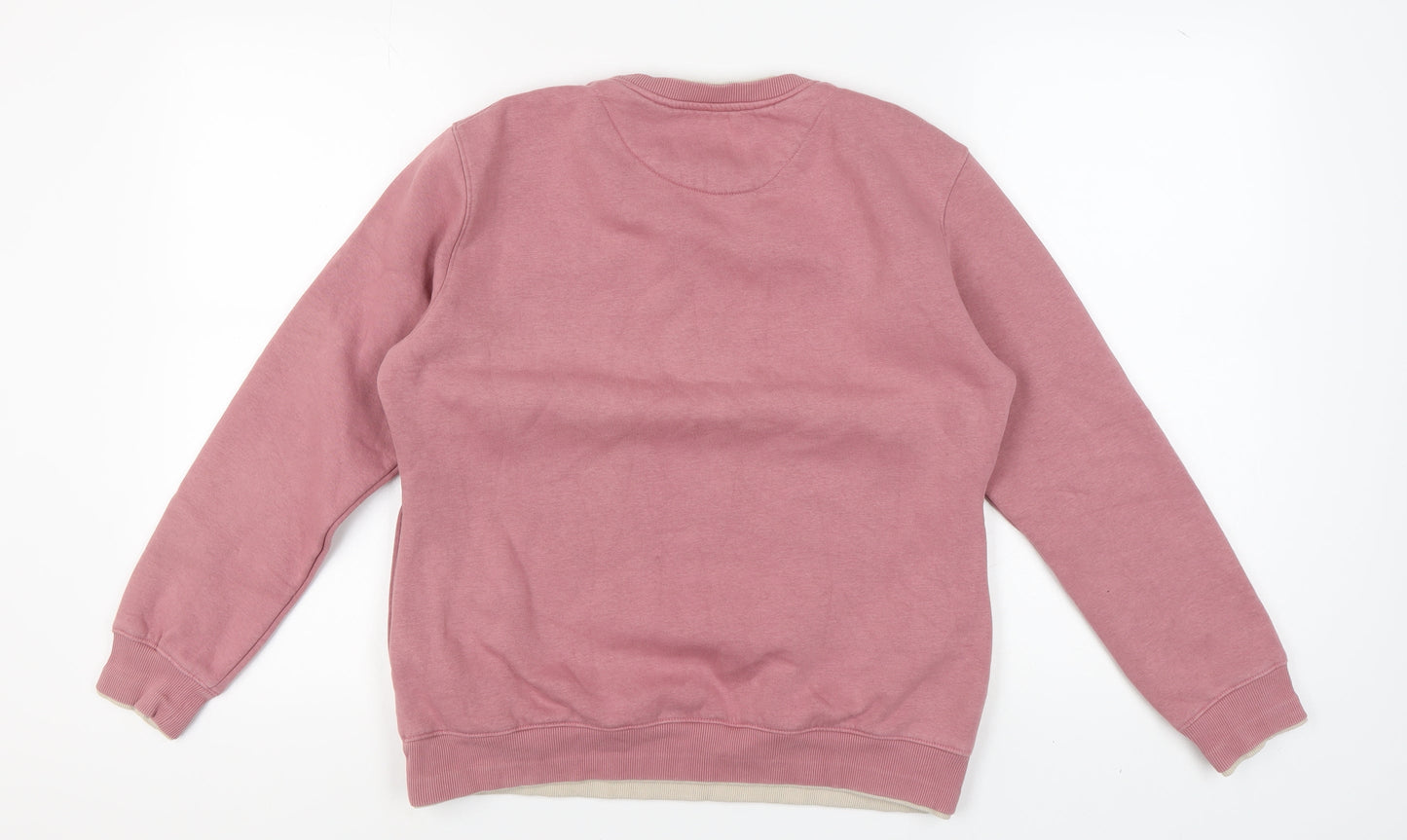Octave Women's Pink Pullover Sweatshirt, L, Cozy & Casual