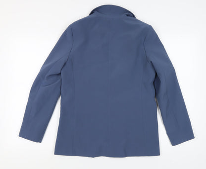 ASOS Women's Blue Blazer, Size 12, Shawl Lapel