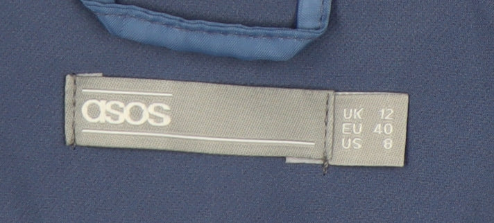 ASOS Women's Blue Blazer, Size 12, Shawl Lapel