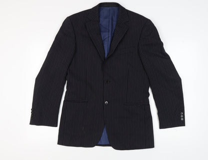Mens UK Size 36 Marks and Spencer Regular Blue Suit Jacket
