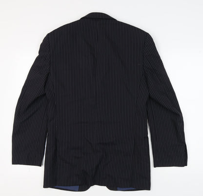 Mens UK Size 36 Marks and Spencer Regular Blue Suit Jacket