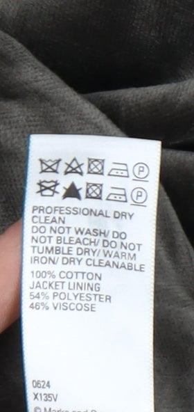 Autograph Men's Brown Velvet Blazer 46R Shawl Lapel