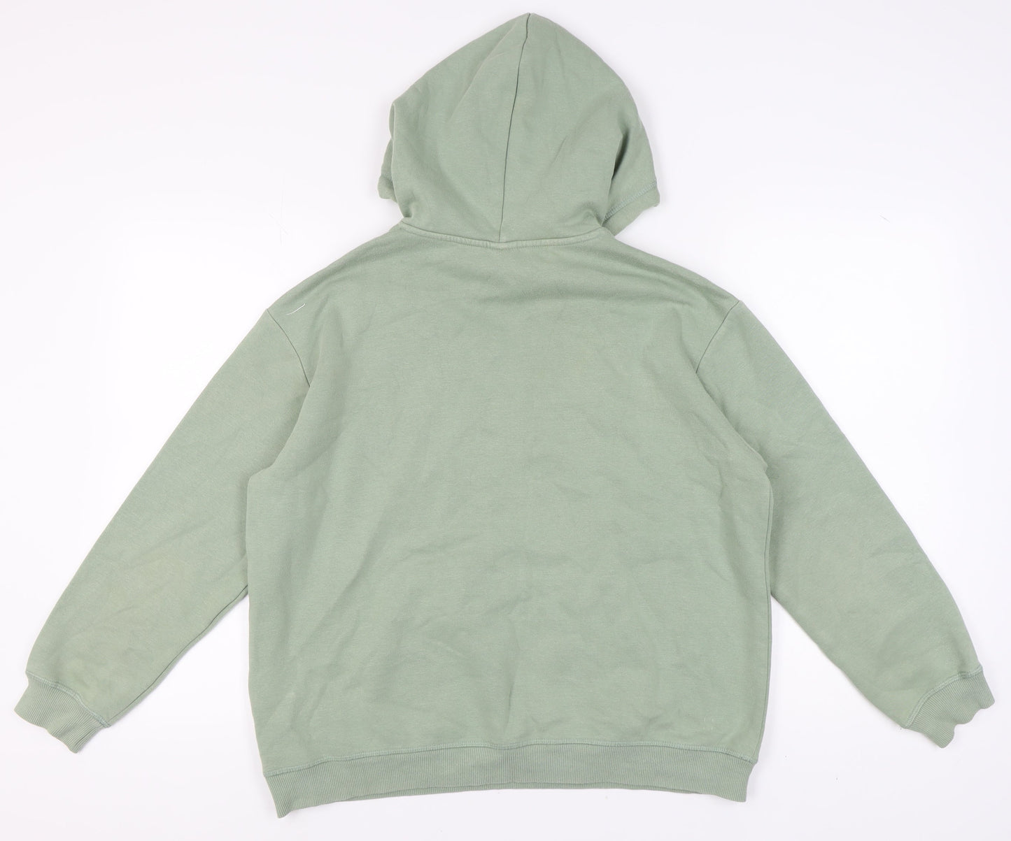 Unisex Adults UK Size M H&M Green Pullover Hoodie