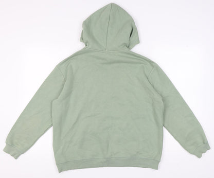 Unisex Adults UK Size M H&M Green Pullover Hoodie