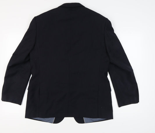 Mens UK Size 42 Marks and Spencer Regular Blue Suit Jacket