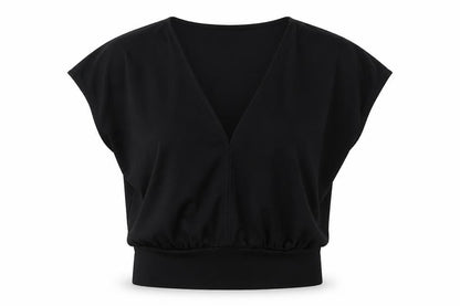 Womens UK Size S Zara Black Basic Blouse