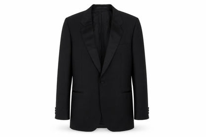 Mens UK Size 40 St Michael Regular Black Suit Tuxedo