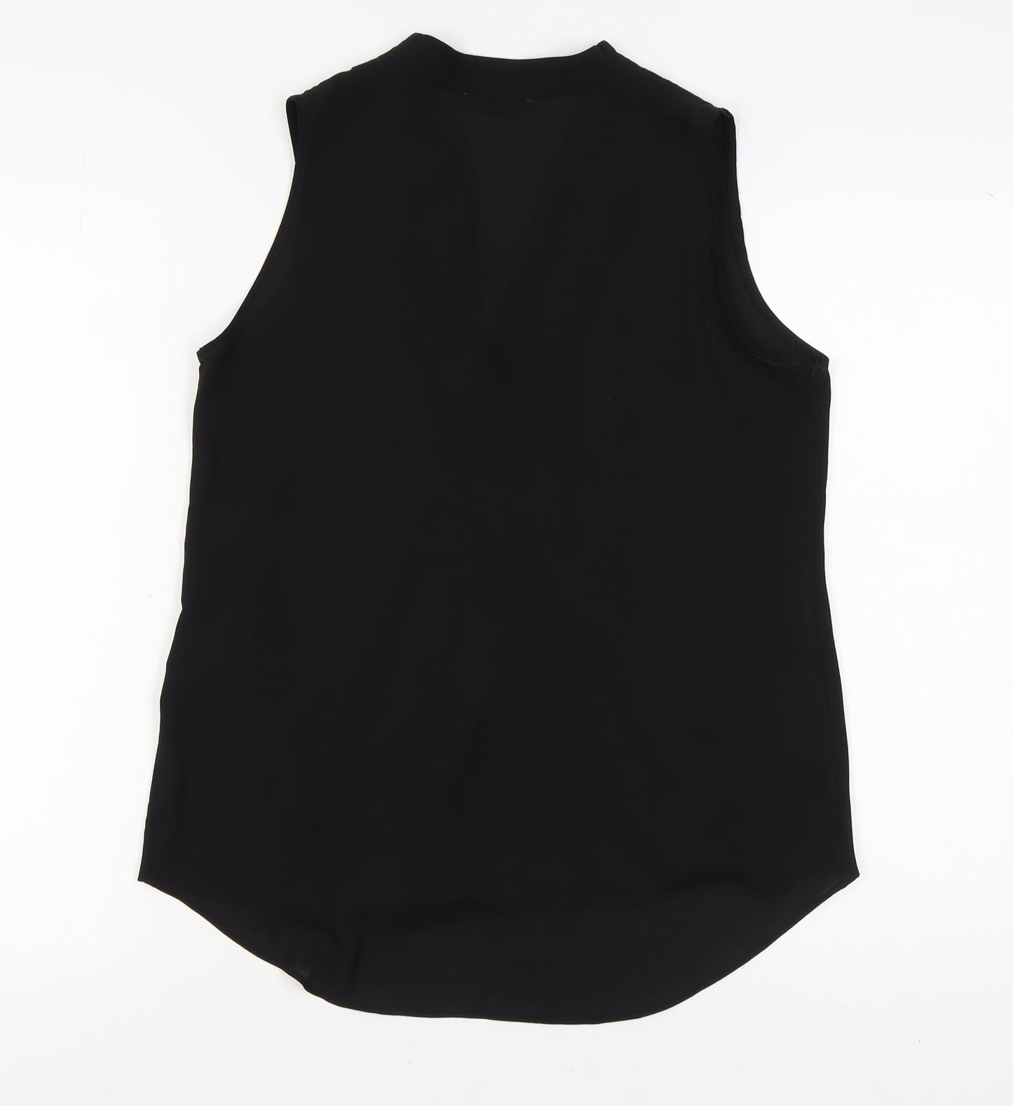 Paraphrase Women's Black Sleeveless Wrap Blouse