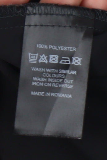 Paraphrase Women's Black Sleeveless Wrap Blouse