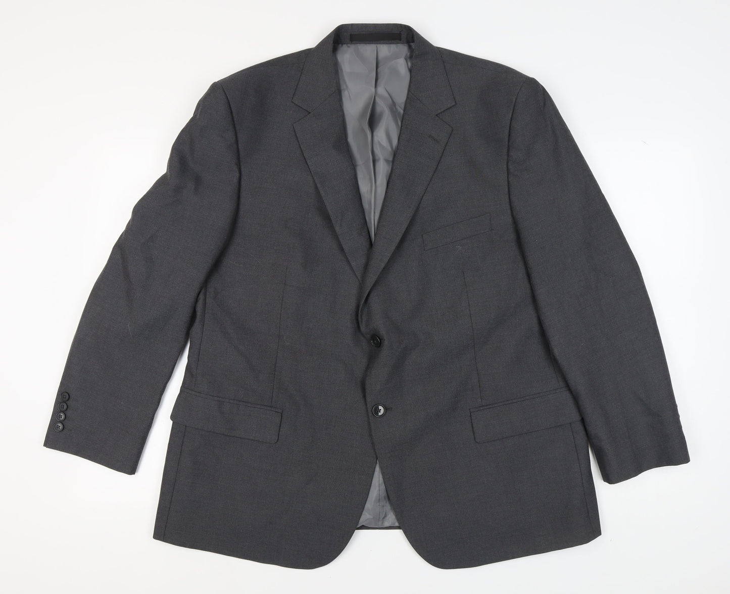 Mens UK Size 46 Marks and Spencer Regular Grey Suit Jacket