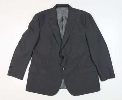 Mens UK Size 46 Marks and Spencer Regular Grey Suit Jacket