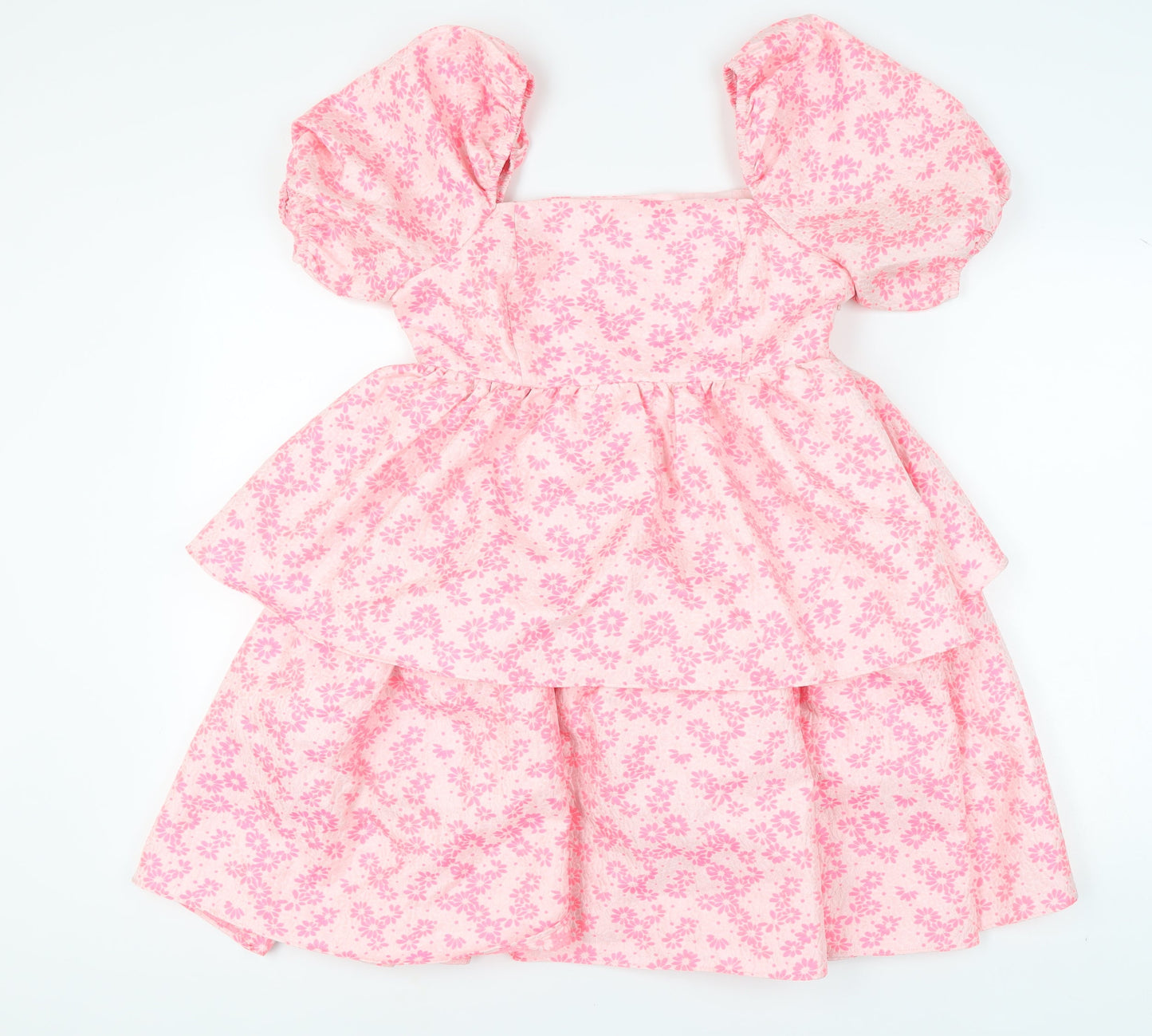 Collective the Label Pink Floral A-Line Dress Size 10