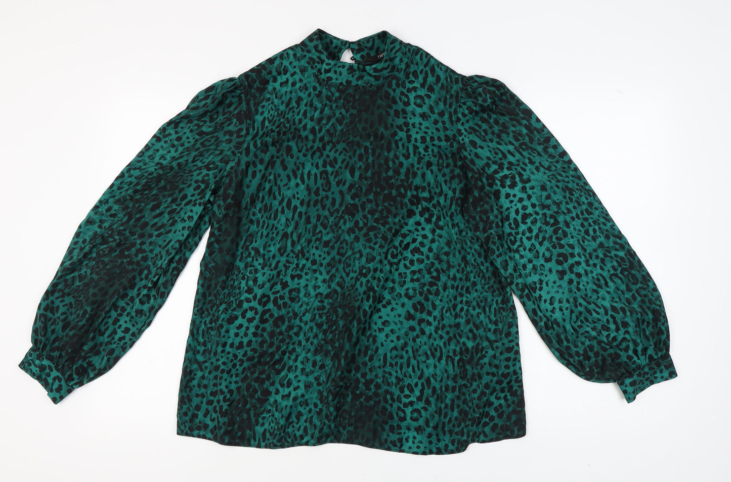 Womens UK Size 14 NEXT Green Basic Blouse