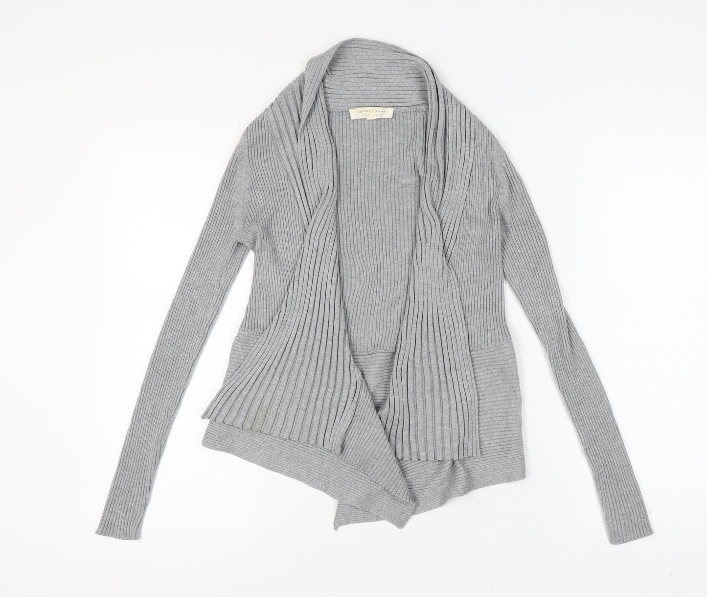 Womens UK Size M Esprit Grey Cardigan Jumper
