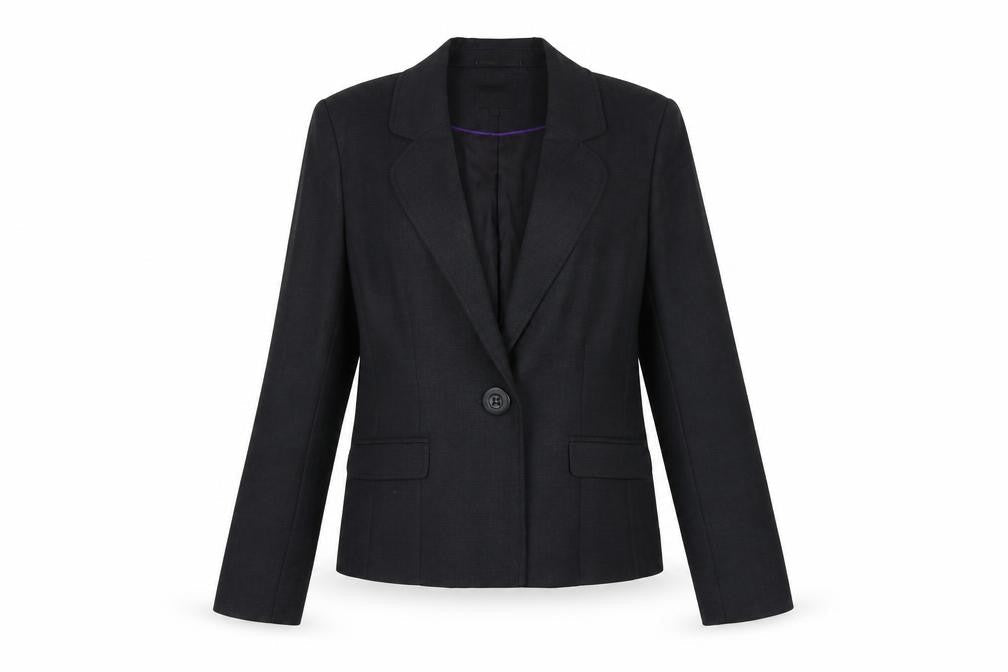 Womens UK Size 12 TM Lewin Regular Black Suit Jacket
