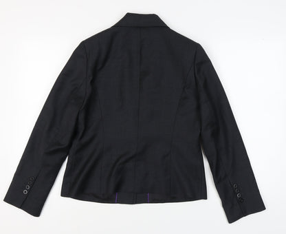 Womens UK Size 12 TM Lewin Regular Black Suit Jacket