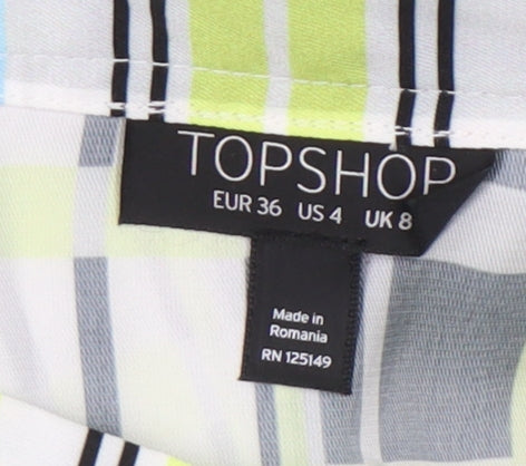 Womens UK Size 8 Topshop Flare  Skirt