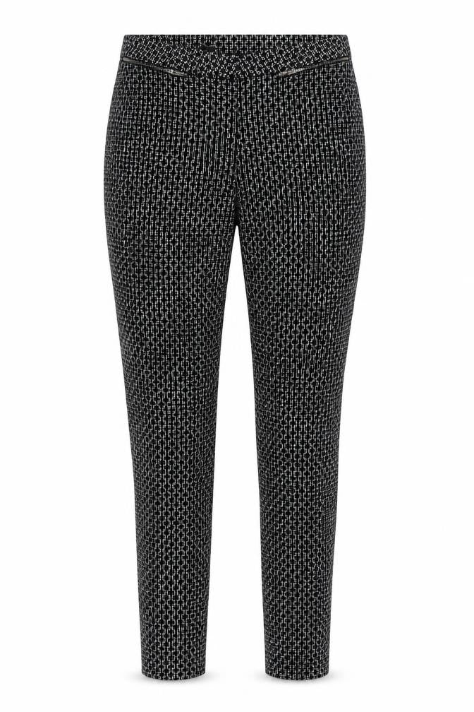 Womens UK Size 10 New Look Slim Fit Casual Black Trousers