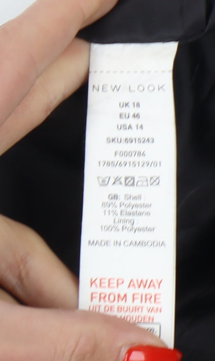 New Look Women's Black Pencil Skirt Size 18