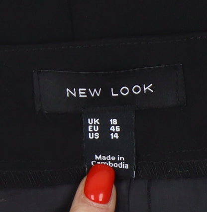 New Look Women's Black Pencil Skirt Size 18