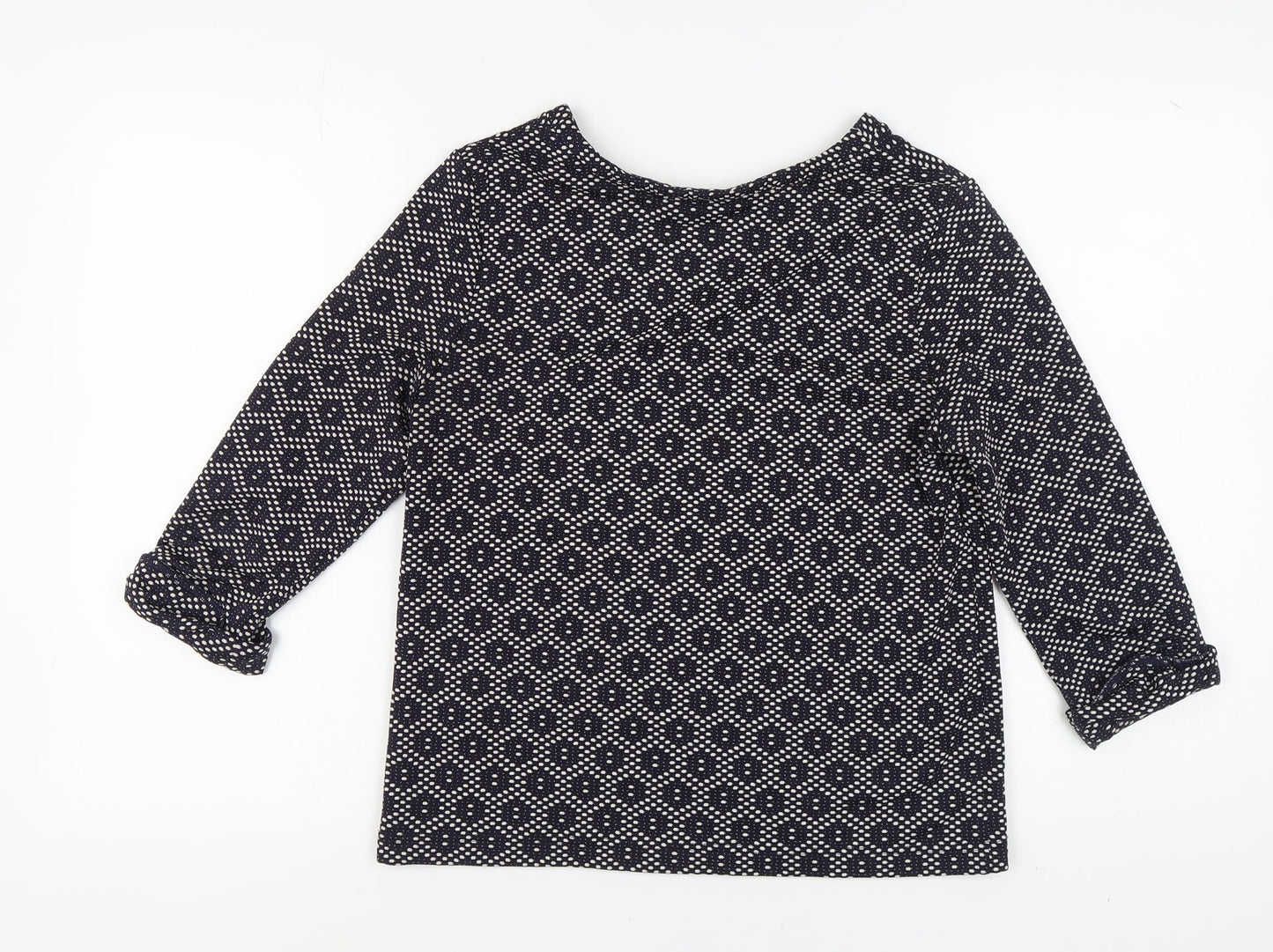 Womens UK Size XS Dickins & Jones Black Basic T-Shirt