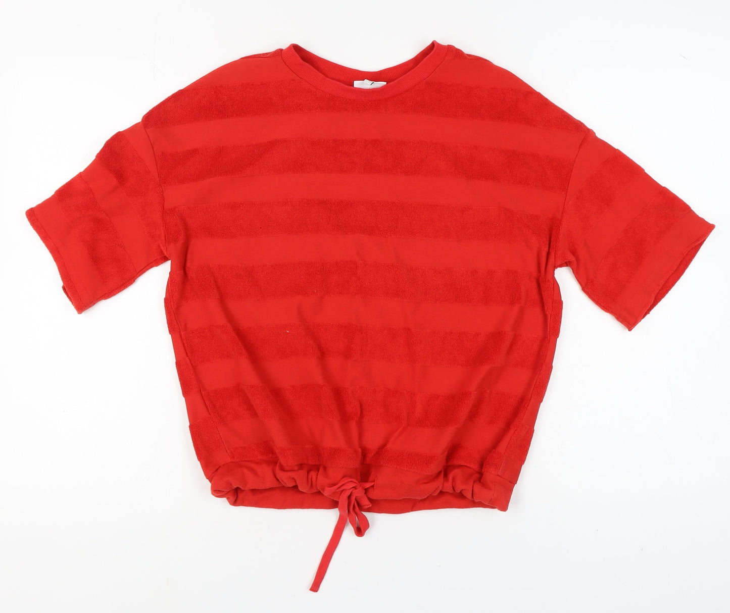 Womens UK Size 10 NEXT Red Basic T-Shirt